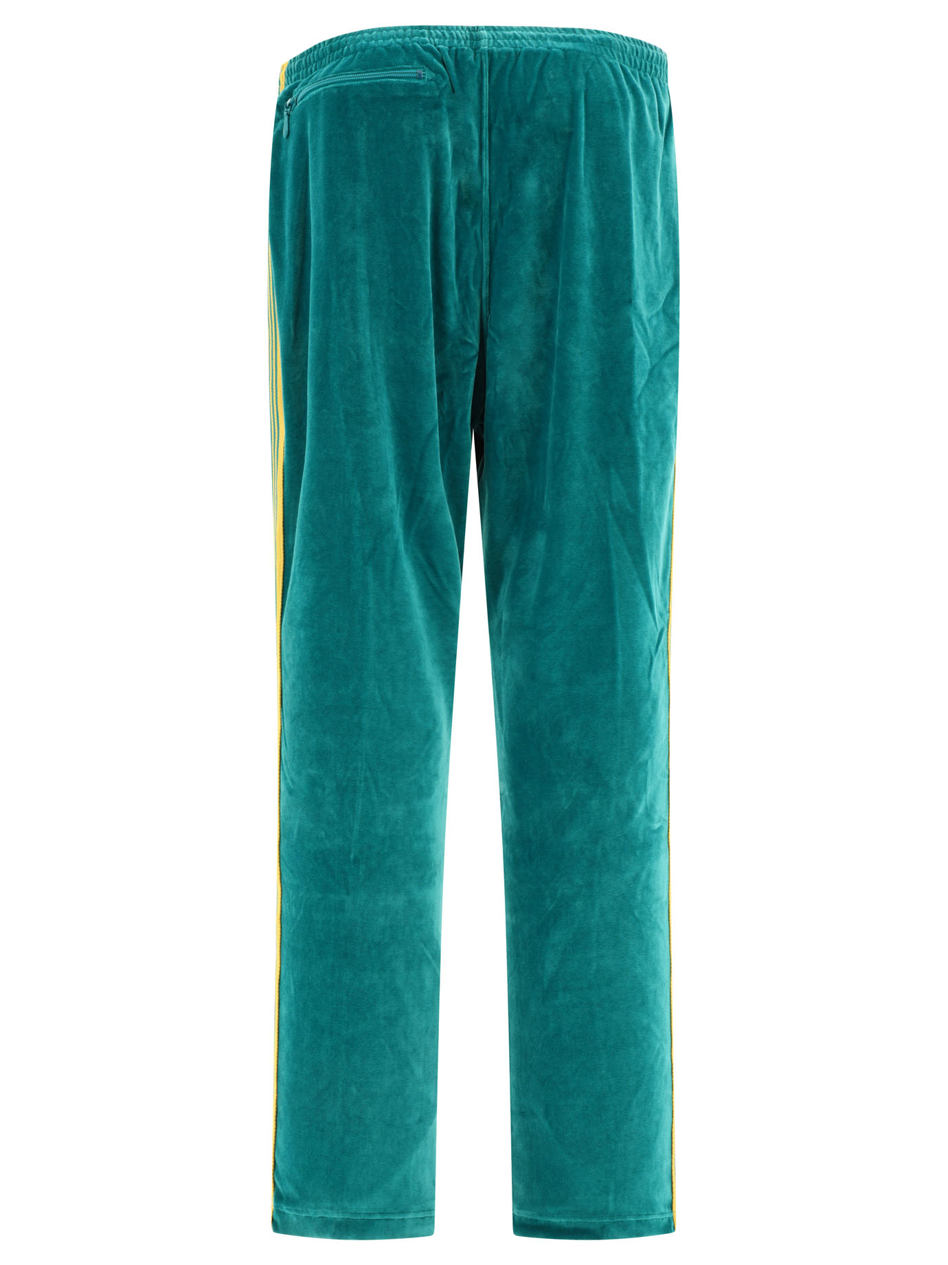 NEEDLES Light Blue Velvet track trousers